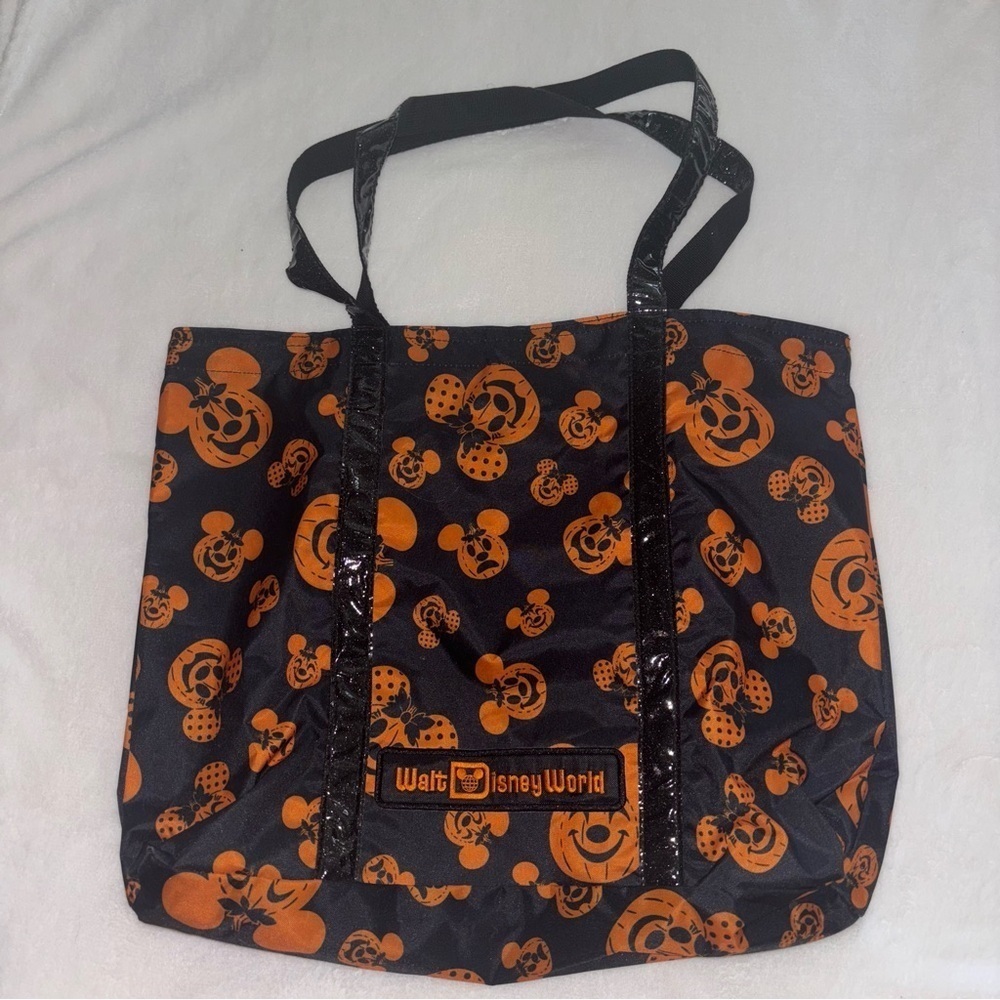Disney Black and Orange Halloween Tote Bag